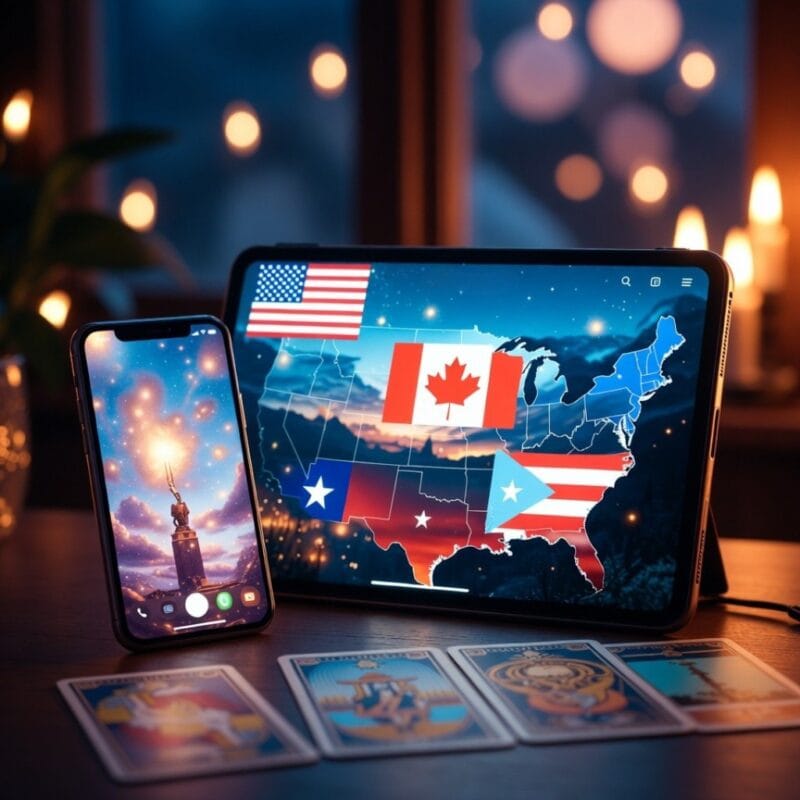 Atención de tarot telefónico internacional en español para  USA, Canadá y Puerto Rico.